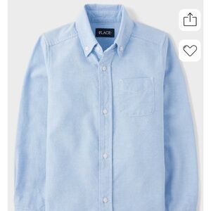 Children’s Place - 7/8 button down shirts 3 for $20 (Blue, White & Black)